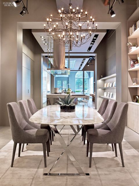 Interior Design Magazine | Dining Room Design Modern, Elegant Dining ... throughout Modern Dining Table For Luxury Interior